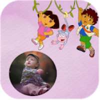 Cartoon Dora Photo Frame on 9Apps