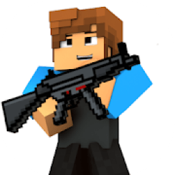 ikon Craft Gun Survival Cube Shooter 3D