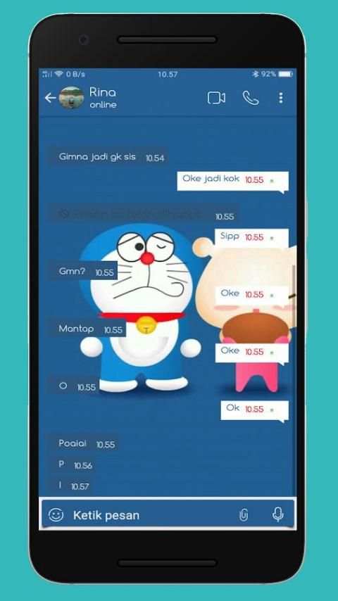 WA doraemon lucu 2018 screenshot 1