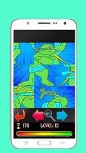 Turtles puzzle Ninja game screenshot 4