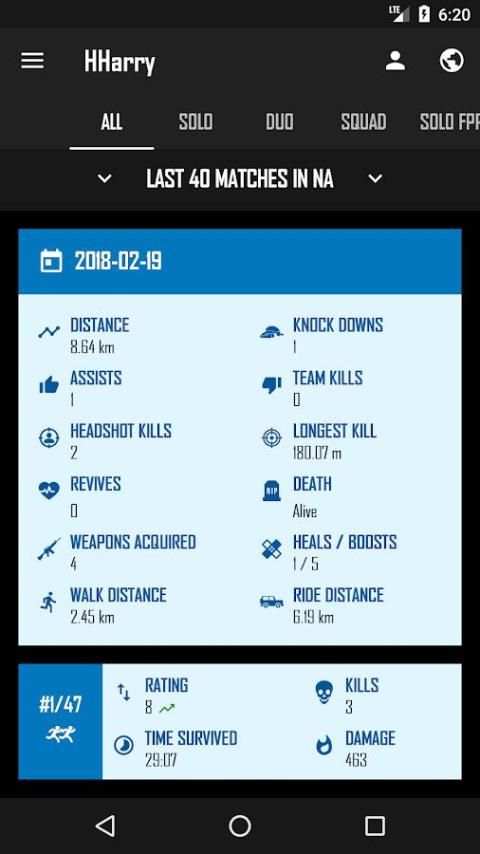 PUBG STATS screenshot 16