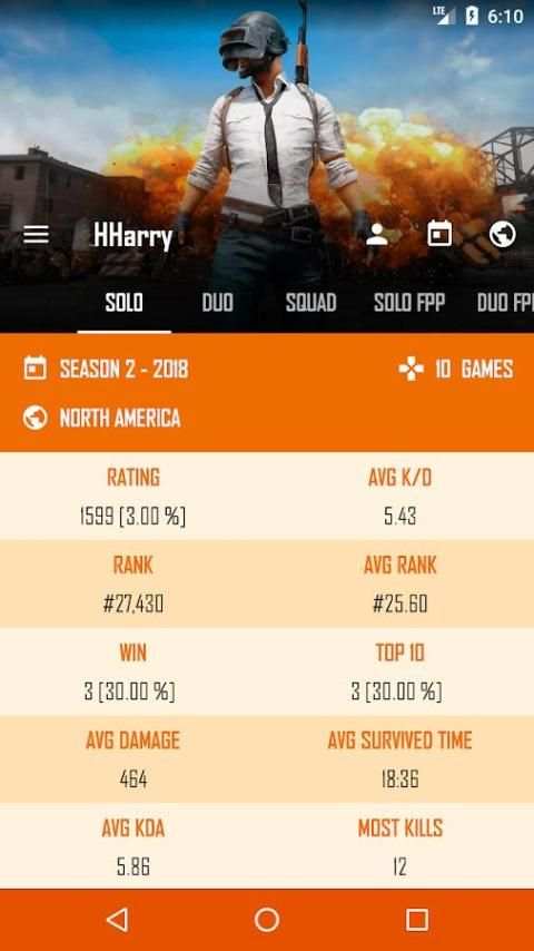 PUBG STATS screenshot 18