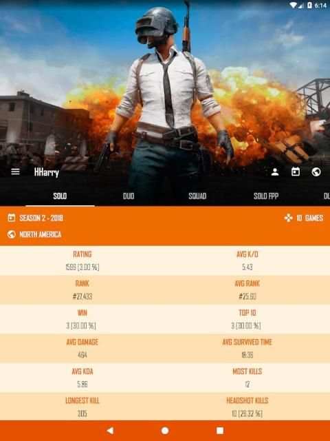 PUBG STATS screenshot 12
