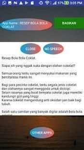 RESEP BOLA BOLA COKLAT screenshot 1