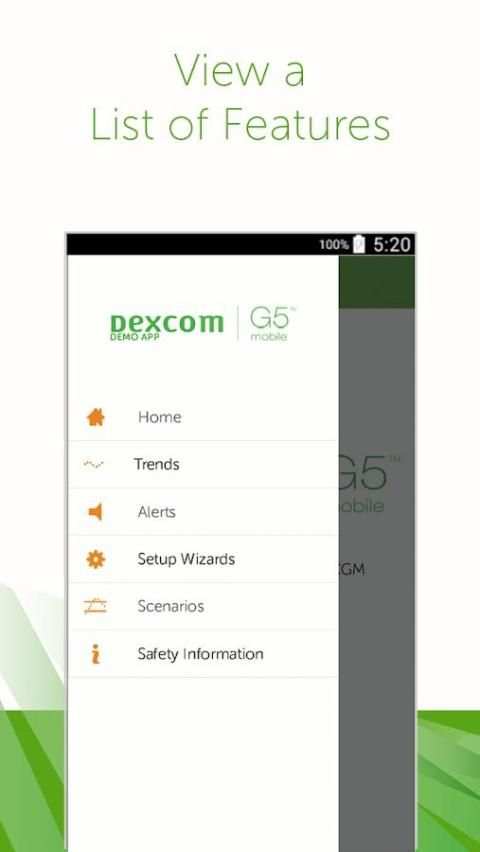 Dexcom G5 Mobile Simulator screenshot 1