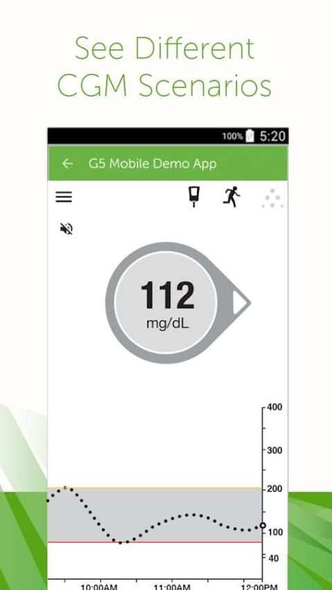 Dexcom G5 Mobile Simulator screenshot 5
