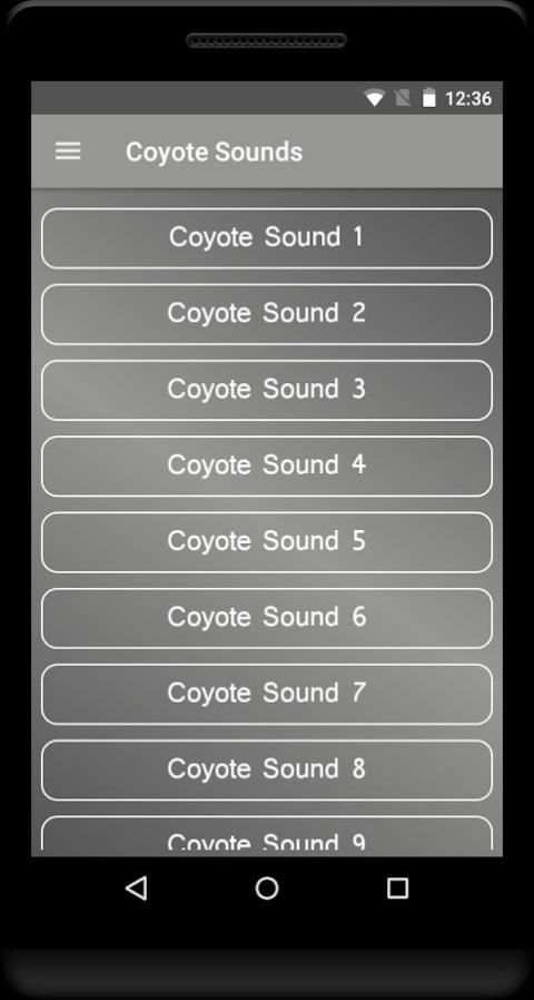 Coyote Sounds स्क्रीनशॉट 3