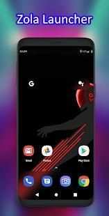 Zola launcher - Pixel Stylish & Live Wallpapers screenshot 1