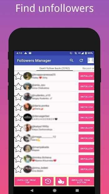 Followers Manager for Instagram screenshot 2