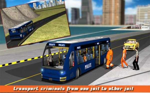 Jail Criminal Transport Bus screenshot 8