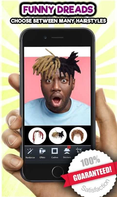 Dreadlocks Styles Hair Changer screenshot 5