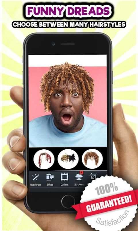 Dreadlocks Styles Hair Changer screenshot 1