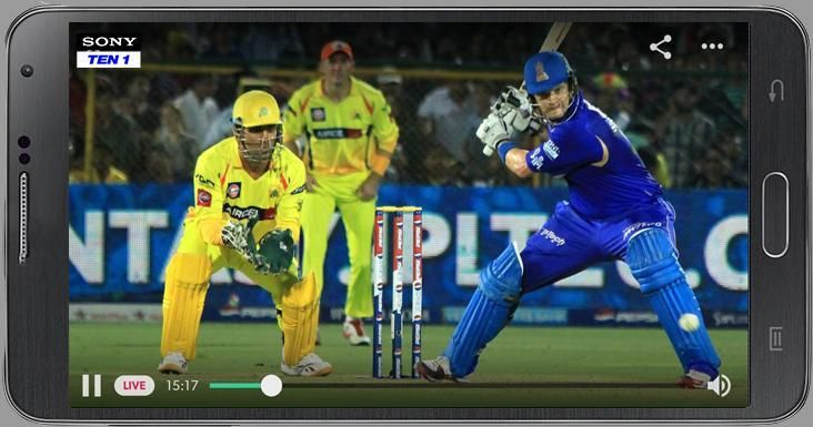 Sony ipl live hot sale