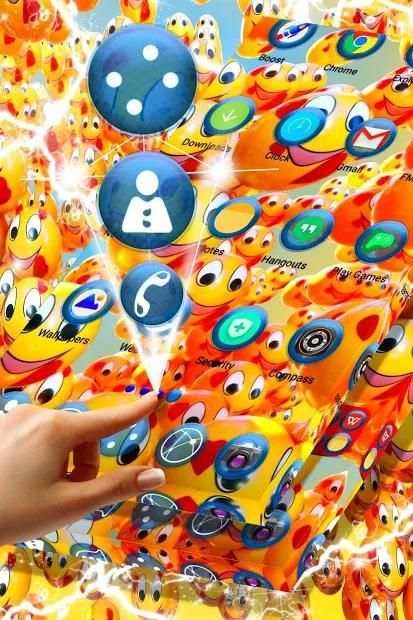 Emoji Happiness Launcher screenshot 2