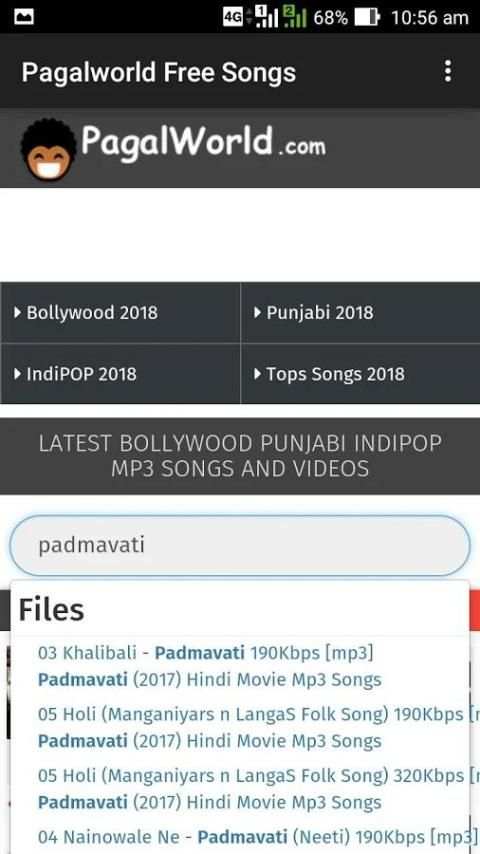Pagalworld Free Songs & Ringtones screenshot 2