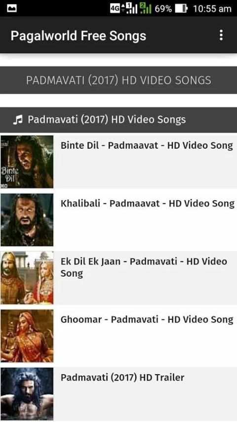 Pagalworld Free Songs & Ringtones स्क्रीनशॉट 3