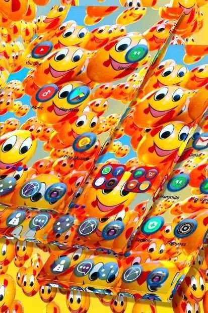 Emoji Happiness Launcher screenshot 1