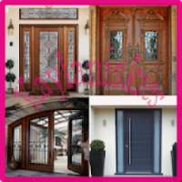 Modern home entry door