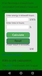 Power Calculators screenshot 1