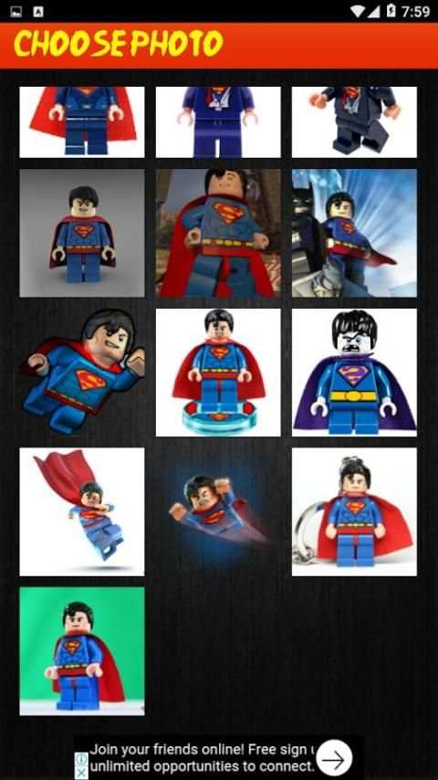 Puzzle Lego SuperMan screenshot 4
