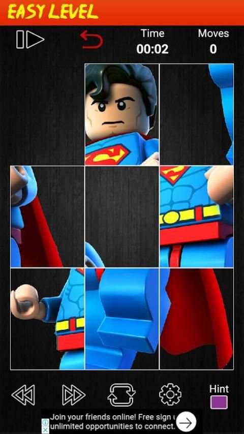 Puzzle Lego SuperMan screenshot 3