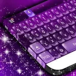 Purple Glass Keyboard