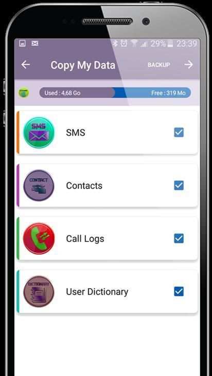 Copy My Data :Smart Switch Content Transfer स्क्रीनशॉट 2