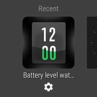 Battery level watchface screenshot 2