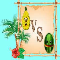 Fruit Fight:Challenge your friend 2 player game