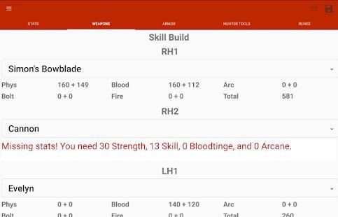 Bloodborne Character Planner screenshot 13