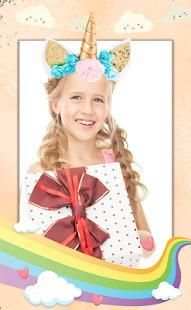 Unicorn Photo Editor - Kawaii Pony स्क्रीनशॉट 2