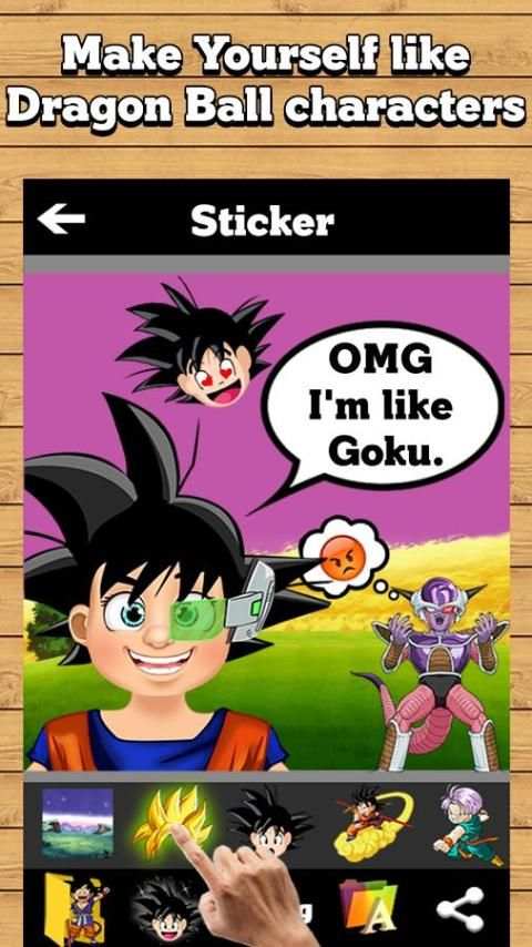 Photo Editor & Sticker: DBZ screenshot 4