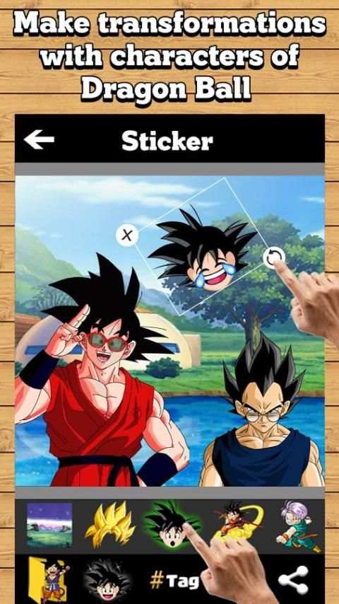 Photo Editor & Sticker: DBZ screenshot 3