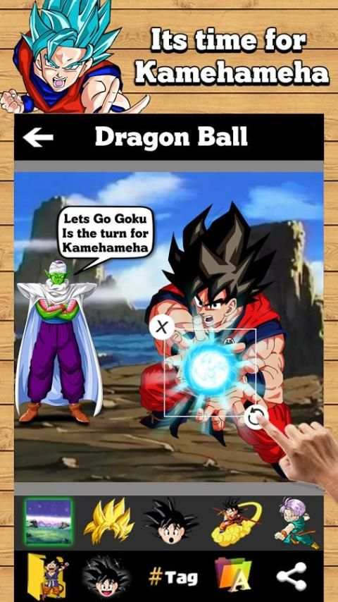 Photo Editor & Sticker: DBZ screenshot 1