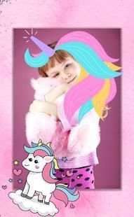 Unicorn Photo Editor - Kawaii Pony स्क्रीनशॉट 4