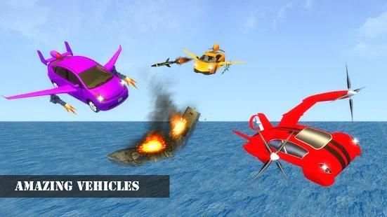 Flying Air Bus Ultimate : Monster Truck Shooter स्क्रीनशॉट 1