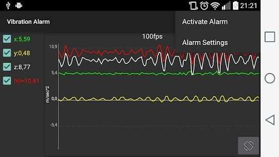 Vibration Alarm screenshot 2
