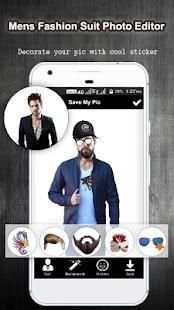 Men Fashion Photo Suit Editor screenshot 4