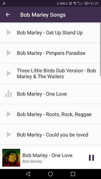 Bob Marley all songs screenshot 3