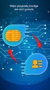 SIM Card, Contacts Transfer - Copy to SIM Card स्क्रीनशॉट 1