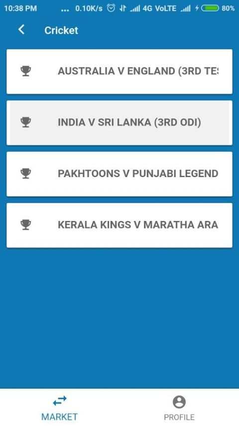 FairbetLite : High Speed Betfair Price Viewing App स्क्रीनशॉट 2