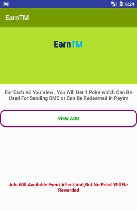 EarnTM - Free Mobile Recharge or Real Cash Money screenshot 1