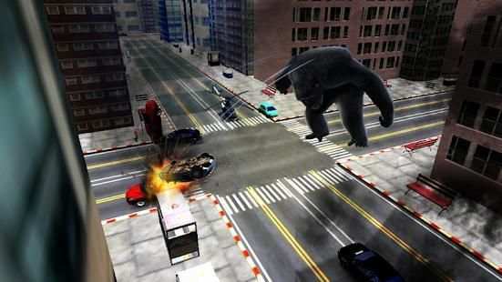 Angry King Kong Rampage: Gorilla Simulator Games स्क्रीनशॉट 1