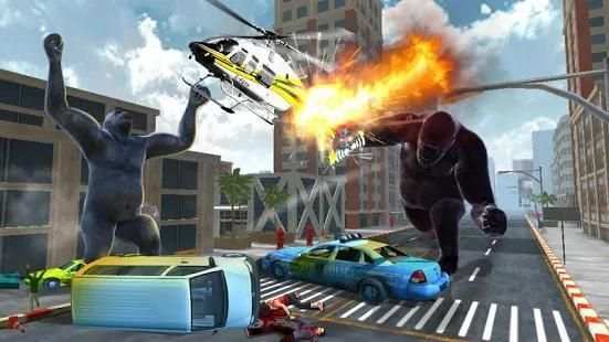 Angry King Kong Rampage: Gorilla Simulator Games स्क्रीनशॉट 5