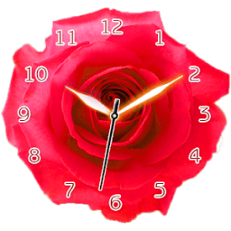 Rose Flower Clock आइकन