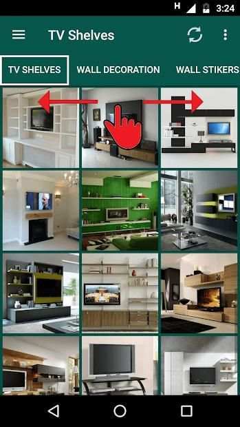 500+ TV Shelves Design स्क्रीनशॉट 8