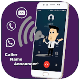 Caller Name Announcer : SMS Alert 2018 أيقونة
