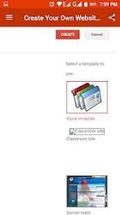 Create Own Websites Free 5 تصوير الشاشة