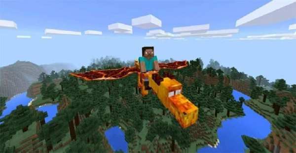 Fly Dragon Mod for MCPE screenshot 2