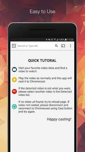 EZ Web Video Cast | Chromecast screenshot 1